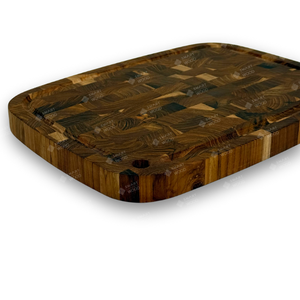 Tabla de Cortar Rectangular Resistente de Madera de Acacia, Material de Bloque de Carnicero, Venta al por Mayor Directa de Fábrica, OEM - Product Image 2