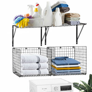 ชั้นวางของติดผนังแบบพับได้สองชั้นสำหรับห้องครัว - Product Image 1