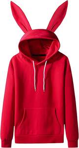 Offre Spéciale à manches longues blanc pull à capuche femmes surdimensionné Streetwear automne hiver vêtements polaire Y2k sweats à capuche sweats - Product Image 6