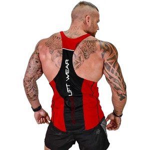 Cotton Mesh Wholesale Training <b>Running</b> Fitness Top Sportswear Shirt Stringer Custom Gym Vest <b>Singlet</b> Workout Tank Tops for Men - Product Image 4