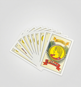 Poker en plastique de nouvelle qualité lisse plaqué cadeau créatif jeux de société de poker durables ponts personnalisés - Product Image 1