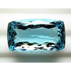 Grado de exportación Premium 100% Piedra de Aguamarina natural Forma de cojín Corte facetado Joyería genuina suelta Fabricación de piedras preciosas Venta al por mayor OEM - Product Image 2