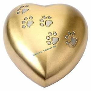 ผู้ผลิตหม้อและโหลเถ้ามนุษย์ทองเหลืองขัดเงาสีทองเมทัลลิกโกศแฟนซีดีไซน์วินเทจ - Product Image 5