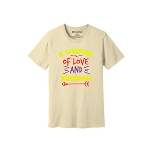 เสื้อยืดผ้าฝ้าย100% พิมพ์ลายด้วยความมีน้ำใจขนาด160 180ถึงหนักมี12สีที่สามารถปรับแต่งดีไซน์และการจัดวางของคุณเองได้ - Product Image 1