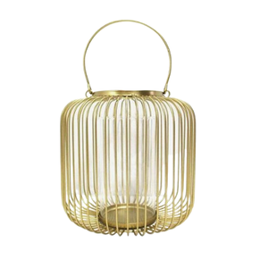 Haute vente bougie lumière lampe or fini métal suspendu filaire lanterne Ramadan Festival décoration vaisselle classique lanterne - Product Image 4