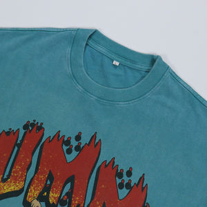 Ropa para hombre Camiseta de gran tamaño Camiseta de lavado ácido de algodón pesado Camiseta cuadrada vintage con gráfico personalizado - Product Image 6