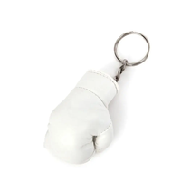 Porte-clés Gant de Boxe Couleur Unie Haut de Gamme, Logo Personnalisé, PVC de Haute Qualité, Service OEM, Taille Personnalisable pour le Secteur Financier