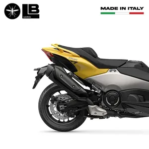 Kit Protezioni Adesive 3D Gialle per Scooter Compatibili con Yamaha Tmax 560 2022-23 Adesivi Moto - Product Image 5