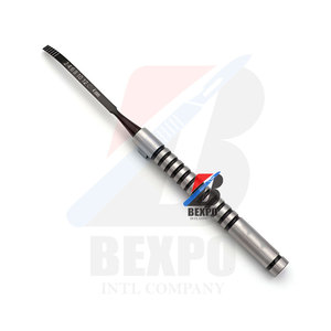 New 4mm Implant Hand Instruments Manual <b>Power</b> Source Dental Bone <b>Chisel</b> Sharp Curved for Cleaning & Filling Teeth - Product Image 1