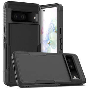 Custodia ibrida a doppio strato per Google Pixel 7 2022, nera - Product Image 1