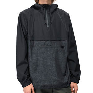 2025 Trendy Pullover Anorak Half Zip Nylon Windbreaker Supplier Lightweight <b>Jacket</b> for <b>Men</b> Streetwear Contrasting Color <b>Jackets</b> - Product Image 4