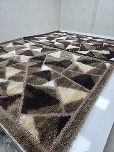 Alfombra 3D Moderna con Diseño Floral Jacquard, Tejida a Máquina, de Yute, Acolchada, de Pelo Medio, Reversible, con Base de Látex, para Sala de Estar y Uso Doméstico - Product Image 2