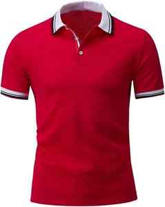 Polo para hombre de poliéster 100% con logotipo de impresión bordado personalizado de negocios - Product Image 4