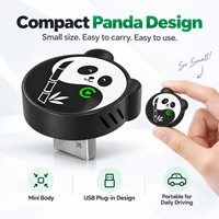 Adaptateur sans fil 2 en 1 CarPlay Android Auto, design Panda, USB Plug and Play, dongle pour voiture avec CarPlay et Android Auto filaires d'origine