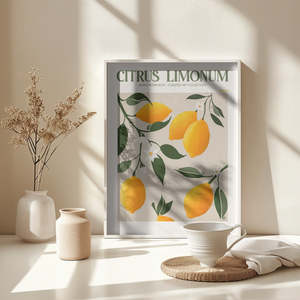 Délice d'Agrumes Dorés : Motif Nature Morte Élégant - Product Image 2