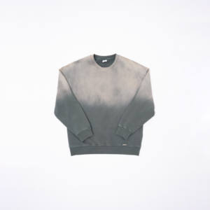 Conjunto Deportivo con Sudadera con Capucha Desteñida, Estampado de Logotipo Multicolor, 100% Algodón, Lavado Ácido, Sudadera de Cuello Redondo y Pantalones Deportivos para Hombre - Product Image 4