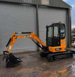 Mini-excavatrice JCB 25Z-1 de 2,5 tonnes à rotation zéro, 18,4 kW, diesel, hydraulique, compacte, pour travaux de construction - Product Image 4