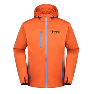 Vente en gros de haute qualité personnalisé extérieur décontracté imperméable coupe-vent softshell veste pour hommes - Product Image 2