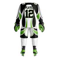 2026 Sport-Team Maßgefertigtes Logo Wärmeübertragungsdruck Vorderseite Eishockey-Trikot / Shorts Eishockey-Uniformen 100% Polyester