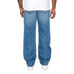 กางเกงยีนส์ผู้ชายทรงตรงเข้ารูปปกติสีดำกางเกงยีนส์บางเฉียบสำหรับผู้ชายผ้าเดนิมแบบลำลองสำหรับผู้ชาย - Product Image 2