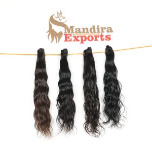Vente en gros d'extensions de cheveux Remy indiens vierges 100% naturel noir lâche vague profonde et styles droits inclus cheveux humains - Product Image 1