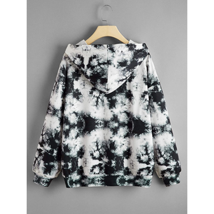 Sudadera con capucha extragrande de algodón y poliéster para mujer - Product Image 5