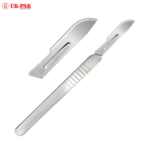 2022 Venta al por mayor Mejor precio Escalpelos de acero inoxidable Manual Mejor cuchillo médico Precio bajo instrumentos quirúrgicos con hoja - Product Image 5