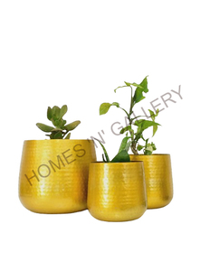 Pot de fleurs fait à la main de style indien seau en métal galvanisé de haute qualité nouveau Design Unique style mignon Offre Spéciale d'utilisation de jardin extérieur - Product Image 3