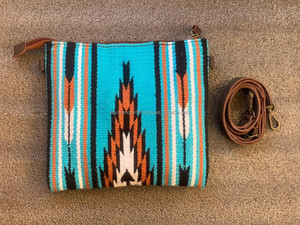 กระเป๋าหนังสไตล์ตะวันตกแอซเท็กทรงเครื่องมือกระเป๋าวินเทจสีน้ำตาลแนววินเทจกระเป๋าถือหนังบุสองชั้นไม่เหมือนใคร - Product Image 4