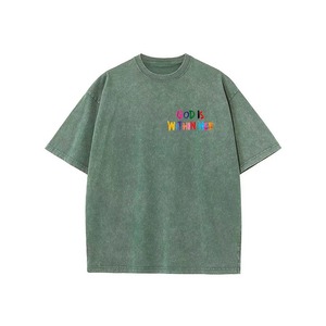 เสื้อยืดผู้ชายทรงครอปไซส์ใหญ่พิเศษทรงบ็อกซี่ของผู้ชาย - Product Image 5