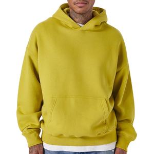 Sudadera con Capucha Extra Grande de Felpa Francesa de Gran Peso Más Vendida para Hombre, Sudaderas con Capucha y Hombros Caídos para Invierno - Product Image 3