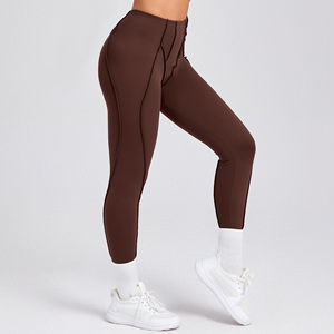 Diseño de moda para mujer elástico transpirable Control de barriga entrenamiento correr Activewear Yoga Leggings - Product Image 4