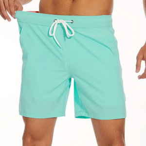 กางเกงขาสั้นเล่นกีฬาลำลองสำหรับผู้ชาย, เอวหลวมมีเชือกผูกเอวขนาดกลางน้ำหนักเบามีกระเป๋ายืดได้หลายกระเป๋าเป็นมิตรกับสิ่งแวดล้อม - Product Image 4