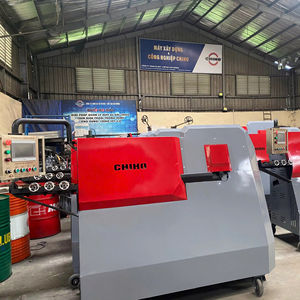 เครื่องดัดเหล็กเส้นมอเตอร์ CNC แบบอัตโนมัติ6-12มม. พร้อมส่วนประกอบแกนเครื่องยนต์ PLC สำหรับโกลน - Product Image 1