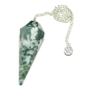 Super Quality Natural <b>Crystal</b> Quartz Pendulum <b>Tree</b> Agate Chain Feng Shui Love Carved Pendant Top Selling Heart Gemstone Healing - Product Image 1