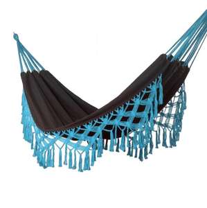 Hamaca Doble Antideslizante para Acampar al Aire Libre con Borlas, Gran Venta - Product Image 2