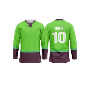 100% Polyester vente en gros blanc Sublimation hommes maillot de Hockey sur glace imprimé personnalisé sublimé maillot de Hockey sur glace - Product Image 5