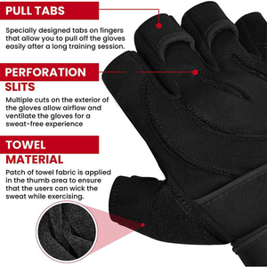 Gants de fitness en cuir unisexe Offre Spéciale pour les sports d'haltérophilie et les activités de plein air - Product Image 4
