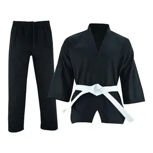 Arts martiaux professionnels de haute qualité sur mesure noir karaté uniforme karaté Gi karaté costume Pro qualité arts martiaux porter - Product Image 1