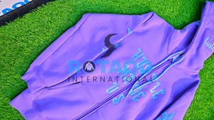 Fabricant de survêtements pour hommes brodés sur mesure ensembles de survêtements coupe ajustée survêtements 2 pièces doux 100% coton pour hommes - Product Image 2