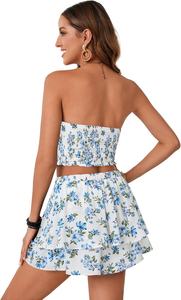 Conjunto de Ropa de Verano con Logotipo Personalizado, Top Corto y Pantalones Cortos de Dos Piezas, Traje Deportivo de Dos Piezas, Conjunto de Sudadera y Pantalones Cortos para Mujer - Product Image 5