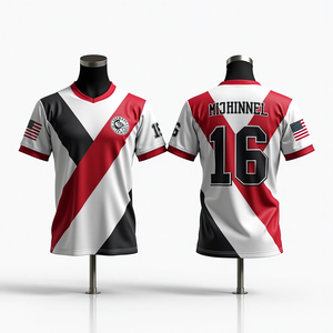 Alta calidad 100% algodón cuello redondo ropa deportiva personalizada sublimada hombres Softball baloncesto fútbol pesca Jerseys - Product Image 2