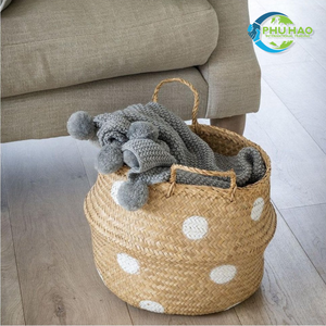 Dévoiler la beauté de la nature: Explorez l'art des paniers de ventre de mer vietnamiens pour un rangement élégant - Product Image 6