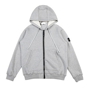 Nueva llegada al por mayor suéter de los hombres logotipo personalizado Casual media cremallera bordado pulóver grueso cálido invierno prendas de punto de los hombres - Product Image 5