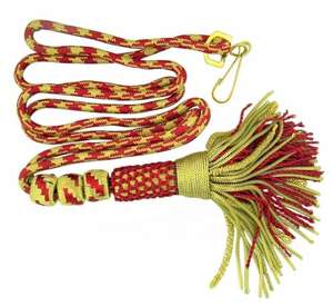 OEM Pectoral Cross Cords Gold Red Bullion <b>Tassels</b> <b>with</b> Brass Hook High Quality Custom Colors Fringe <b>Trimming</b> Rope Cord Borlas - Product Image 6