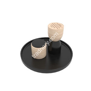 Latest Mubkhar <b>Wood</b> Metal Bukhoor <b>Burner</b> Traditional Incense <b>Burner</b> Holder by Tradnary Exim Pvt Ltd <b>for</b> Ramadan Gift Wholesale - Product Image 3