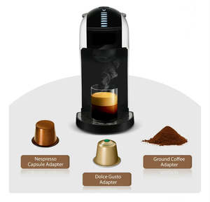 Nescafe Dolce Gusto Piccolo XS เครื่องชงกาแฟแบบแคปซูลสีดำและสีแอนทราไซต์
