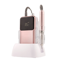 Perceuse à ongles à écran sans brosse E File Machine sans fil rechargeable Moteur à faible bruit pour salon professionnel