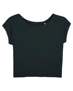 T-shirt uni décontracté pour femme Impression en gros personnalisée Mode noire Designs assortis T-shirt vierge bon marché pour femmes - Product Image 3