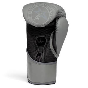 Guantes de boxeo de entrenamiento de perforación profesional de 14OZ con logotipo personalizado para cierre Equipo de boxeo de cuero artificial de alta calidad - Product Image 4